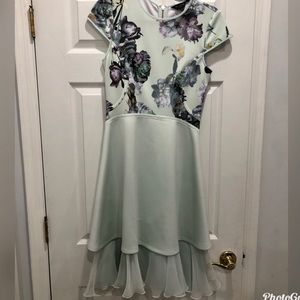 Women’s Ted Baker floral mint dress